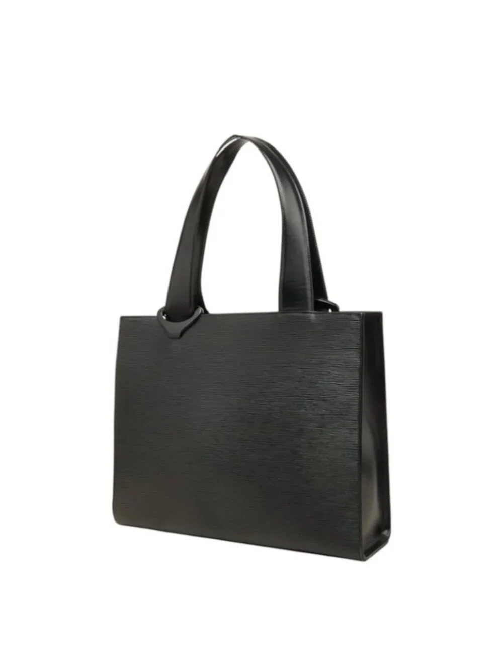 Louis Vuitton Epi Gemmo Tote Shoulder Bag Noir Black Leather